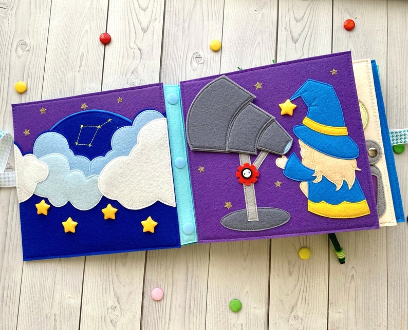 Science Quiet Book Pattern PDF & Tutorial Pages Felt Book - Etsy
