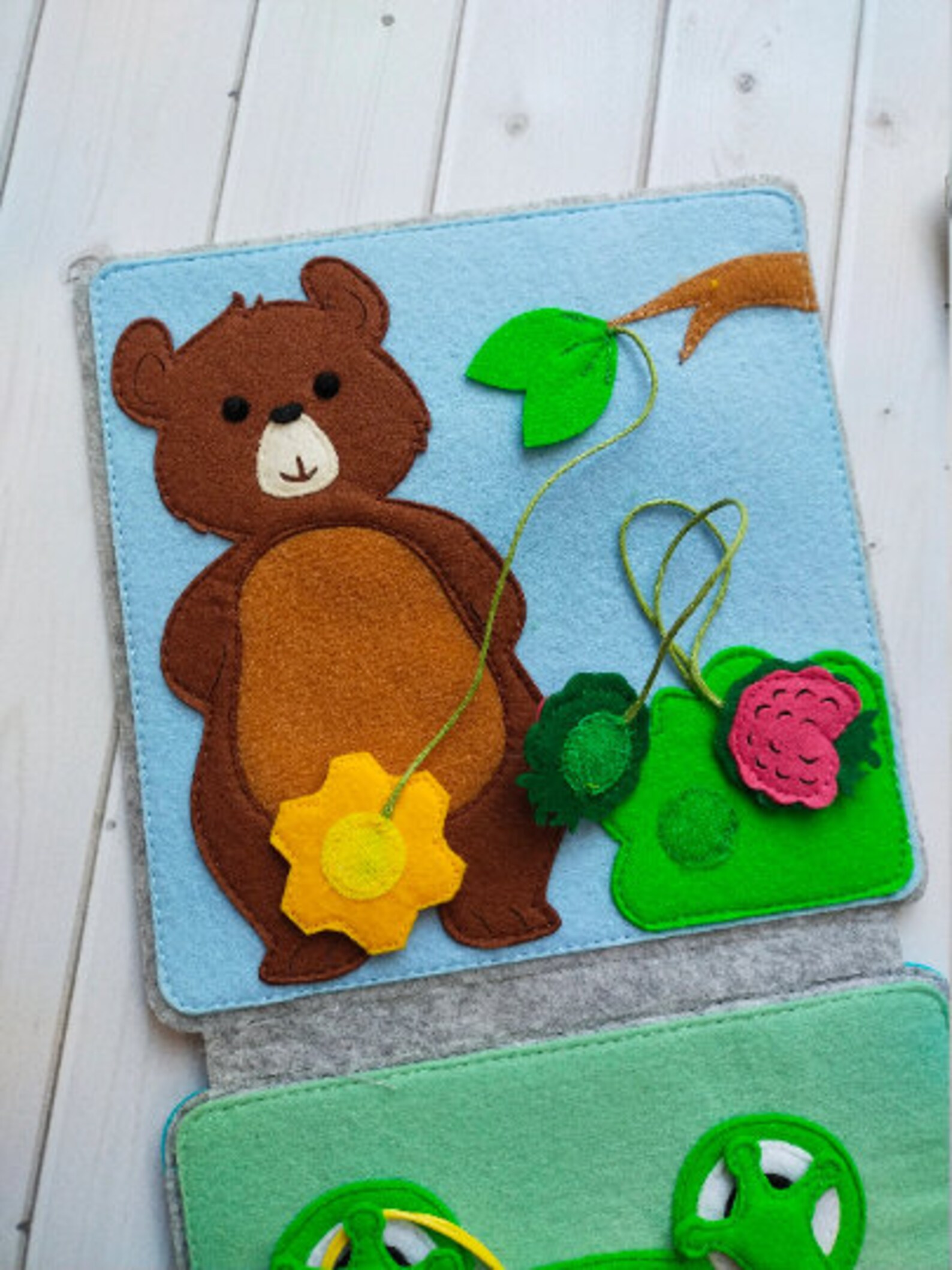 Baby Sensory Book Montessori Soft Book Sensory Play Baby Etsy