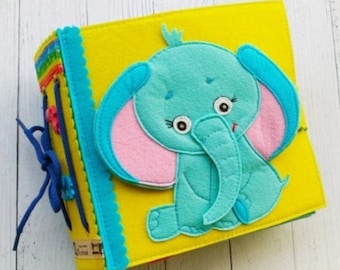 Animals Quiet book pattern PDF & Tutorial pages, Felt book pattern svg, Quiet book ideas, Sensory toys,  Pdf felt sewing pattern for toddler