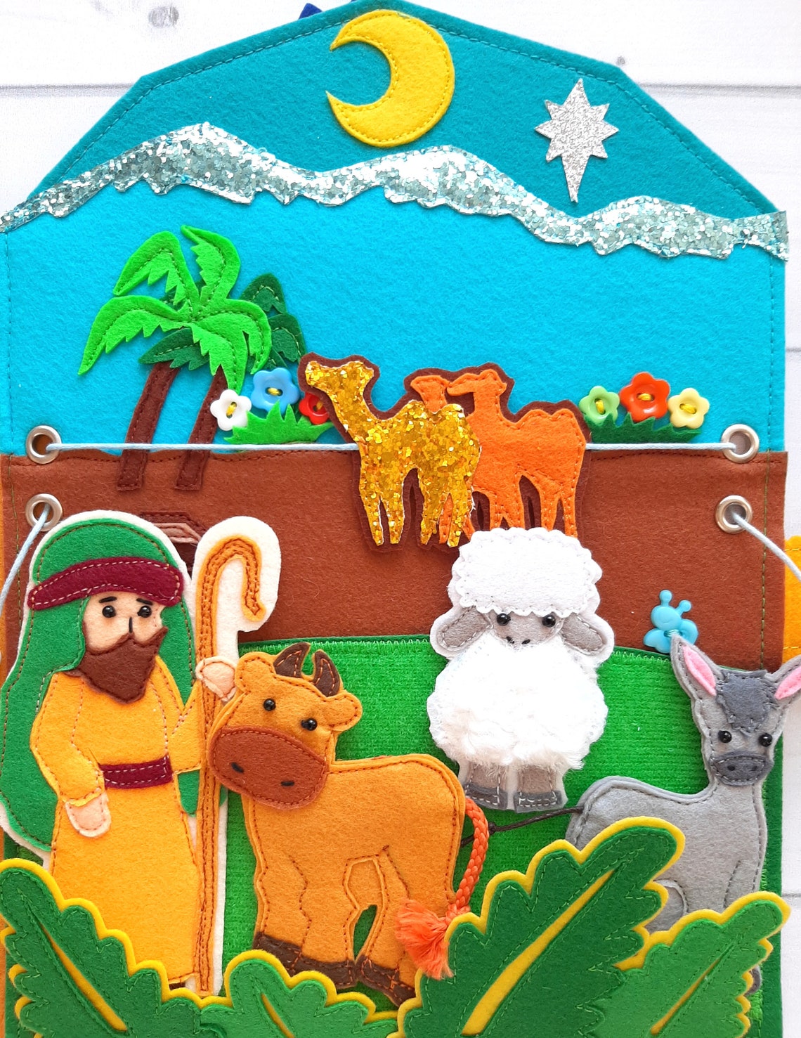 Bible Quiet Book Pattern Birth of Jesus Felt Book Pattern Etsy