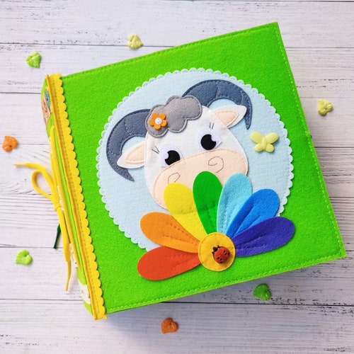 Fabric Activity Book PDF Pattern DIY Felt Quiet Book Soft - Etsy