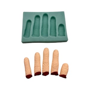 Severed Fingers Silicone Halloween Mold