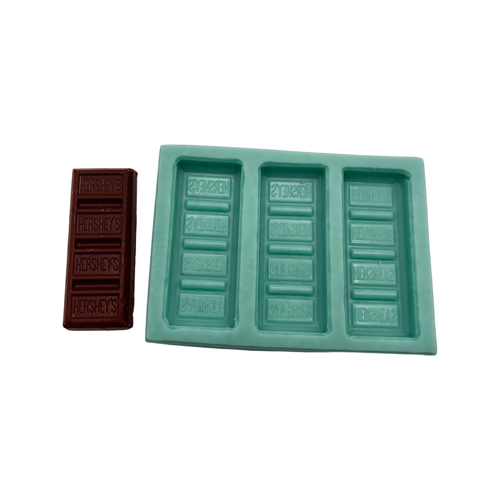 3D Chocolate Bars, Hershey Bars, Candy Bar Silicone Mold, Cupcake