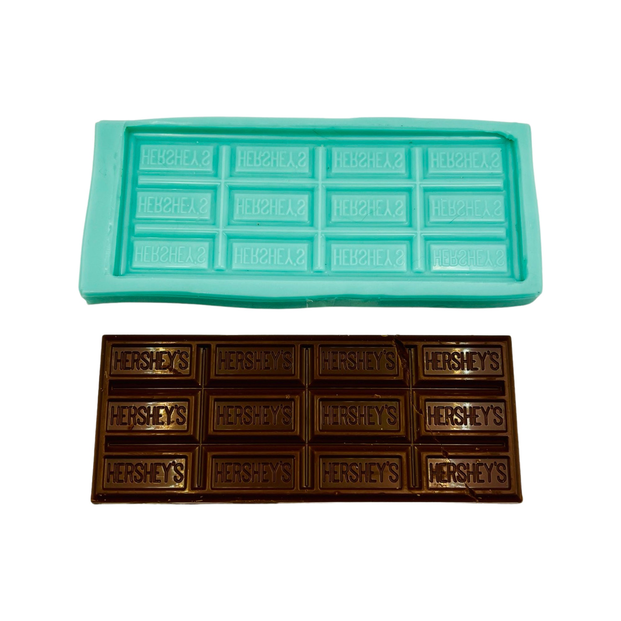 3D Chocolate Bars, Hershey Bars, Candy Bar Silicone Mold, Cupcake  Decoration, Chocolate, Fondant, Resin, Clay