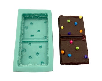 Molde de silicona para brownie, cera de resina para velas derretidas