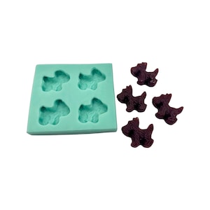 Scottie Dogs Silicone Mold | Puppy Mold | Wax Melt Mold