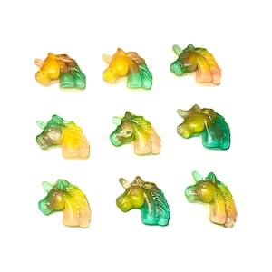 9 Cavity Unicorn Silicone Mold | candle Mold | candy mold | food mold