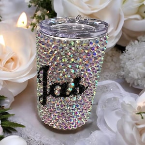 Custom Rhinestoned mini tumblers/shotglass/drinkware