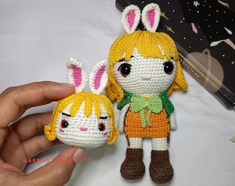 Pirate Usagi 2in1 Crochet Amigurumi PDF Pattern