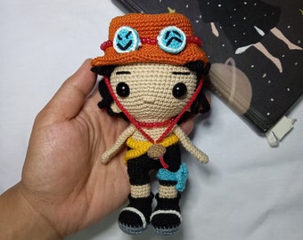 PDF Pattern Pirate Fire Fighter Amigurumi Crochet Inspired Doll