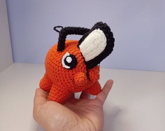 PDF Pattern Orange Devil Dog Crochet Amigurumi Inspired Doll