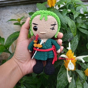 Pirate The Swordman  Amigurumi Crochet Pattern Inspired Doll