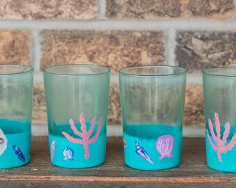 4 Ocean Floor Inspired Glasses