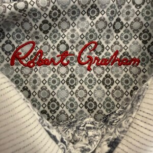 Robert Graham Chemise boutonnée moyenne coupe classique pour hommes à manches longues en coton décontractée image 2