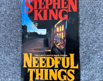 Stephen King Needful Things Hardcover First Edition First Print Novel Horror
