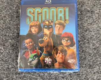 Scoob! Blu-ray Movie Animated Scooby-Doo Origin Story Adventure Comedy NEW