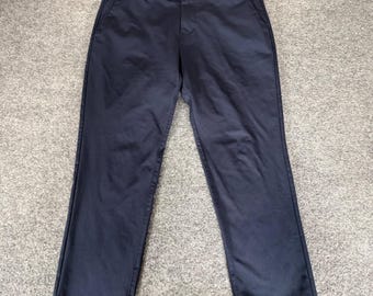 Pantalon chino 7 Diamonds Infinity pour hommes bleu marine 32 x 30 (convient à 32 x 26) stretch décontracté