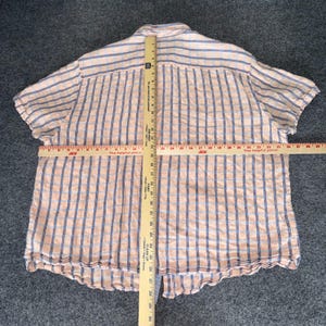Tommy Bahama Mens XXL Island Modern Fit Linen Blend Plaid Short Sleeve Shirt Bild 4