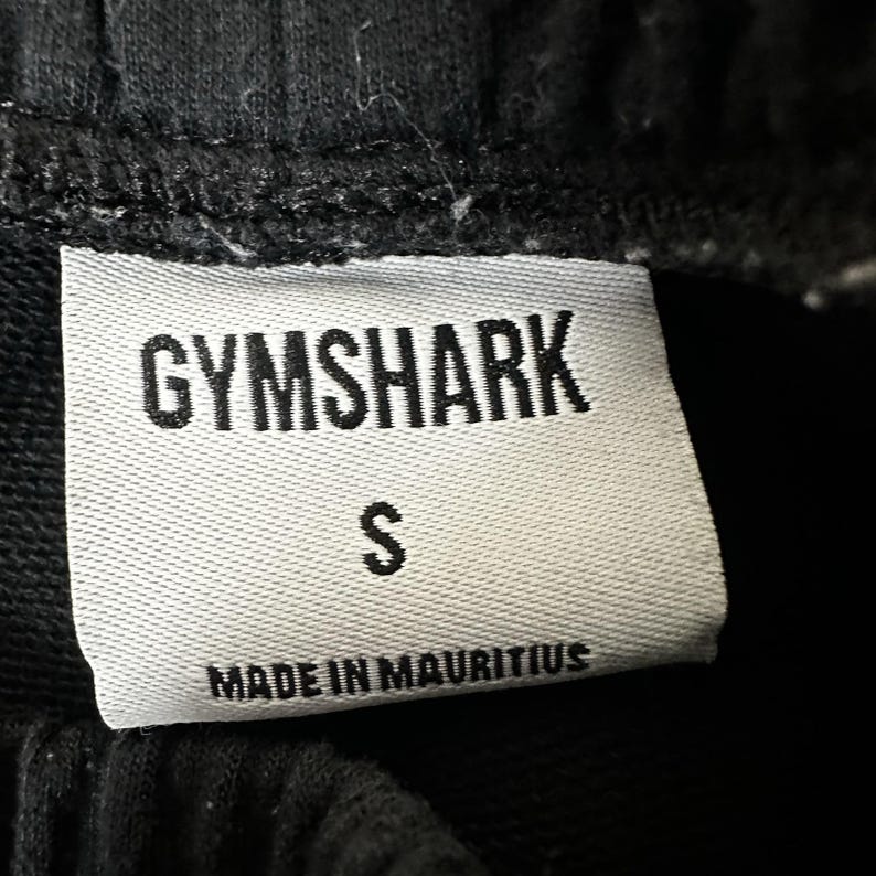 Gymshark Joggers Mens Small 26x27 Black Athleisure Sweatpants Workout Active Gym bild 2