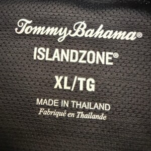 Tommy Bahama IslandZone Mens XL Gray 1/4 Zip Pullover Performance Golf Stretch 画像 2