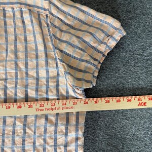 Tommy Bahama Mens XXL Island Modern Fit Linen Blend Plaid Short Sleeve Shirt Bild 5