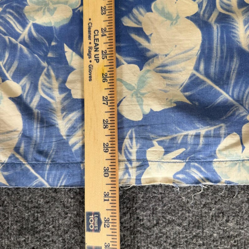 Tommy Bahama Mens Large Blue Floral 100% Silk Short Sleeve Button Up Shirt Aloha image 6