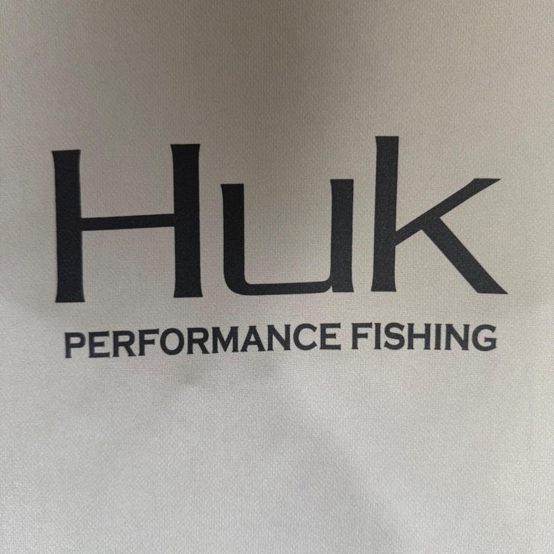 Huk Performance Fishing Shirt Long Sleeve Moisture Wicking Gray XL image 6