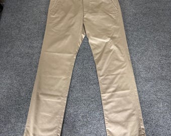 Bonobos Wednesday Weekday Warrior Chino Pants Mens 32x32 Tan Khaki Cotton Dress