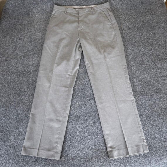 Calvin Klein Mens Dress Pants Gray Straight Leg Trousers 32x30 Office  Classic - Etsy