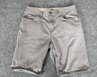 Vans Mens Size 30 Gray Chino Shorts Stretch 5-Pocket Skate Casual Streetwear