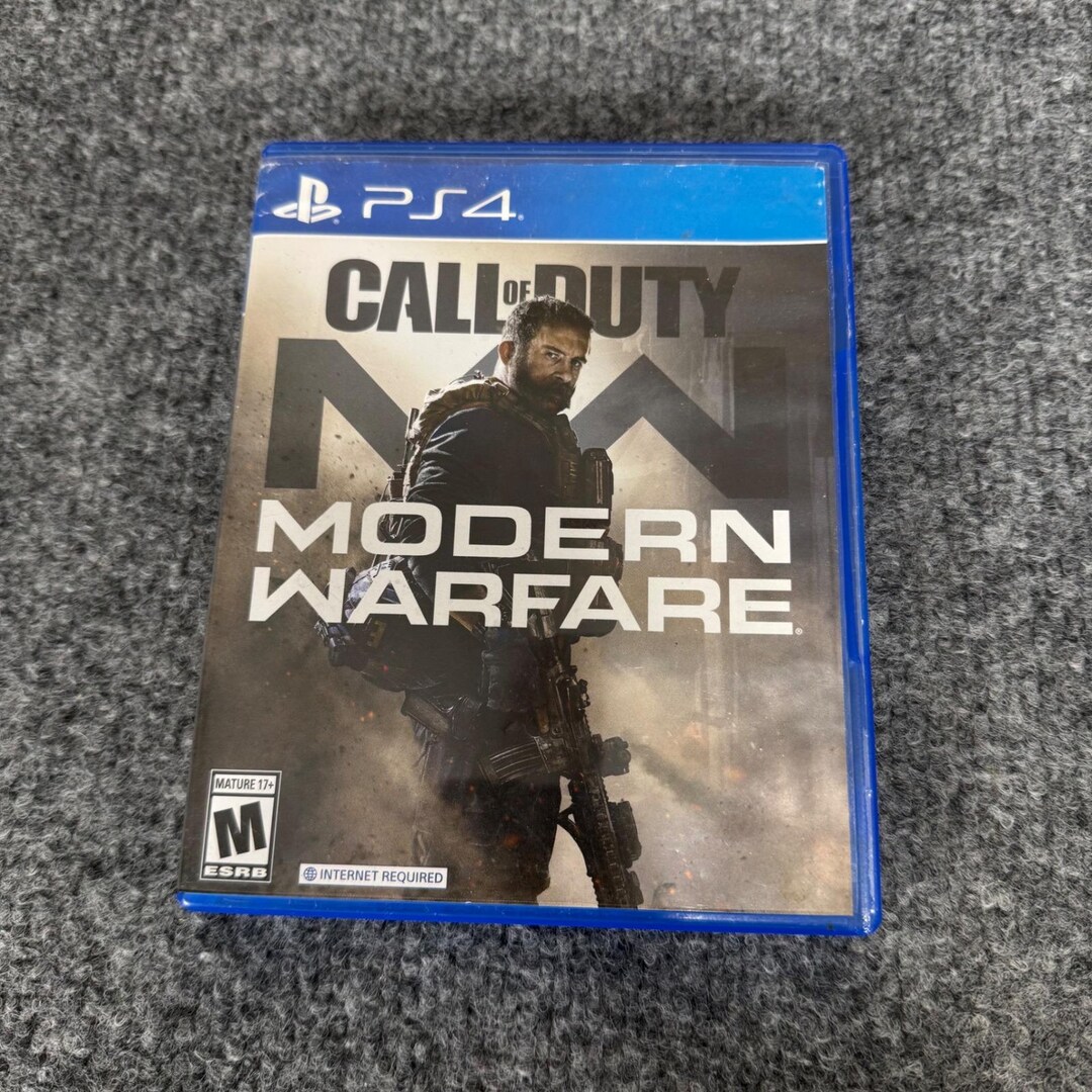 Call of Duty Modern Warfare PS4 Game Disc Sony Playstation 4 Shooter ...
