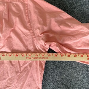 Southern Tide Mens Large Coral Pink Long Sleeve Button Down Shirt Cotton Casual bild 6