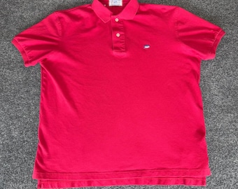 Southern Tide Skipjack Polo Shirt Mens Medium Magenta Short Sleeve Cotton Golf