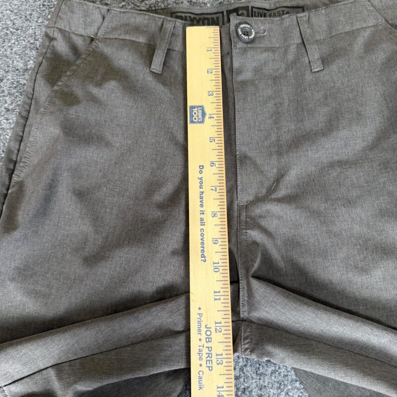 DIXXON Shorts Mens 32 Gray Flat Front Casual Shorts Lightweight Everyday Comfort image 6