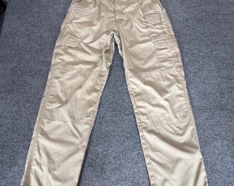 5.11 Taclite Pro Mens 32x32 Khaki Ripstop Cargo Pant Utility Work Outdoor Hiking