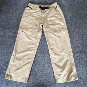 The North Face Paramount Convertible Cargo Pant Mens 32x28 Beige Hiking Outdoor