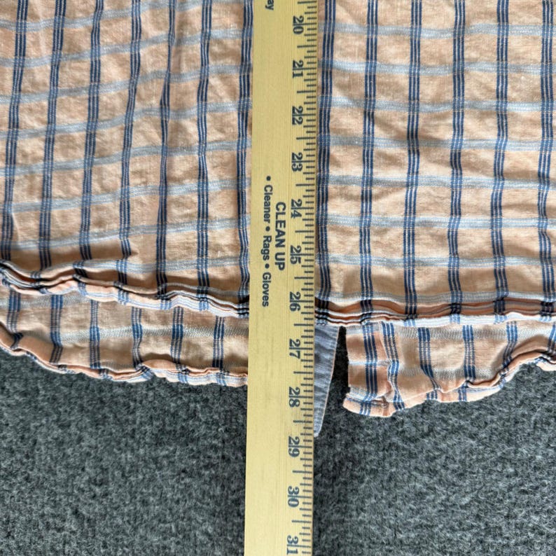 Tommy Bahama Mens XXL Island Modern Fit Linen Blend Plaid Short Sleeve Shirt Bild 6