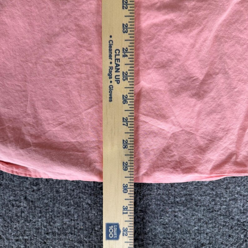 Southern Tide Mens Large Coral Pink Long Sleeve Button Down Shirt Cotton Casual bild 7