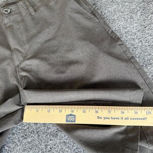 DIXXON Shorts Mens 32 Gray Flat Front Casual Shorts Lightweight Everyday Comfort image 7