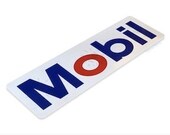 Mobil 11x4 inch Tin Sign Gas and oil Pegasus Socony Vacuum Gargoyle Petroleum Mechanic Garage Man Cave Mobil Rustic