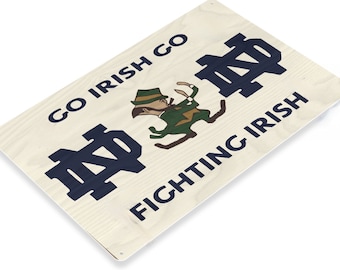 Fighting Irish 11x8 inch Tin Sign Indiana Notre Dame Football Basketball Irish Brigade Civil War Leprechaun Mascot