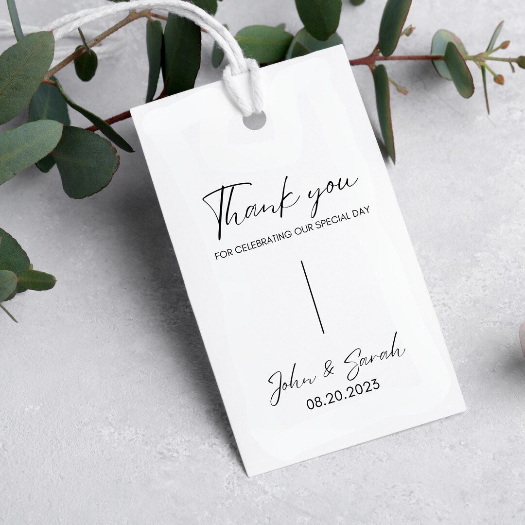 Wedding Gift Tag Template DIY Wedding, Gift Tag, Favor Tag, Wedding Tag ...