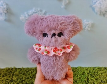 Handmade Teddy Bear Plush, Cute Stuffed Animal