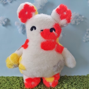 Stuffed Animal Plush, Teddy Bear, Cute Plushie, Bear Plush, Pink Bear, Cloud Plush