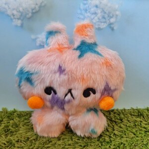 Stuffed Animal Plush, Star Bunny, Cute Plushie, Bunny Plush