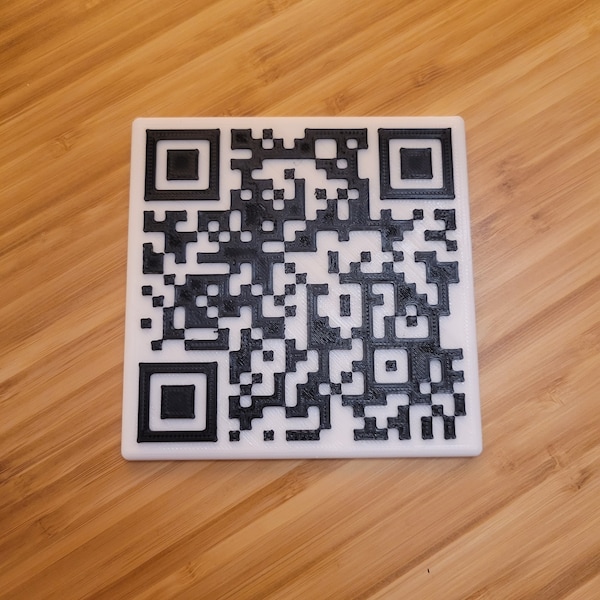 Qr Code Coasters Etsy