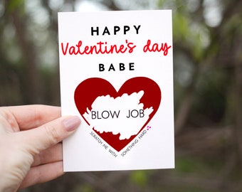Customize Valentine Scratch, Reveal Card, Dirty Valentines Day Scratch Off Card, Valentine Scratcher, Custom Valentine Day,husband boyfriend
