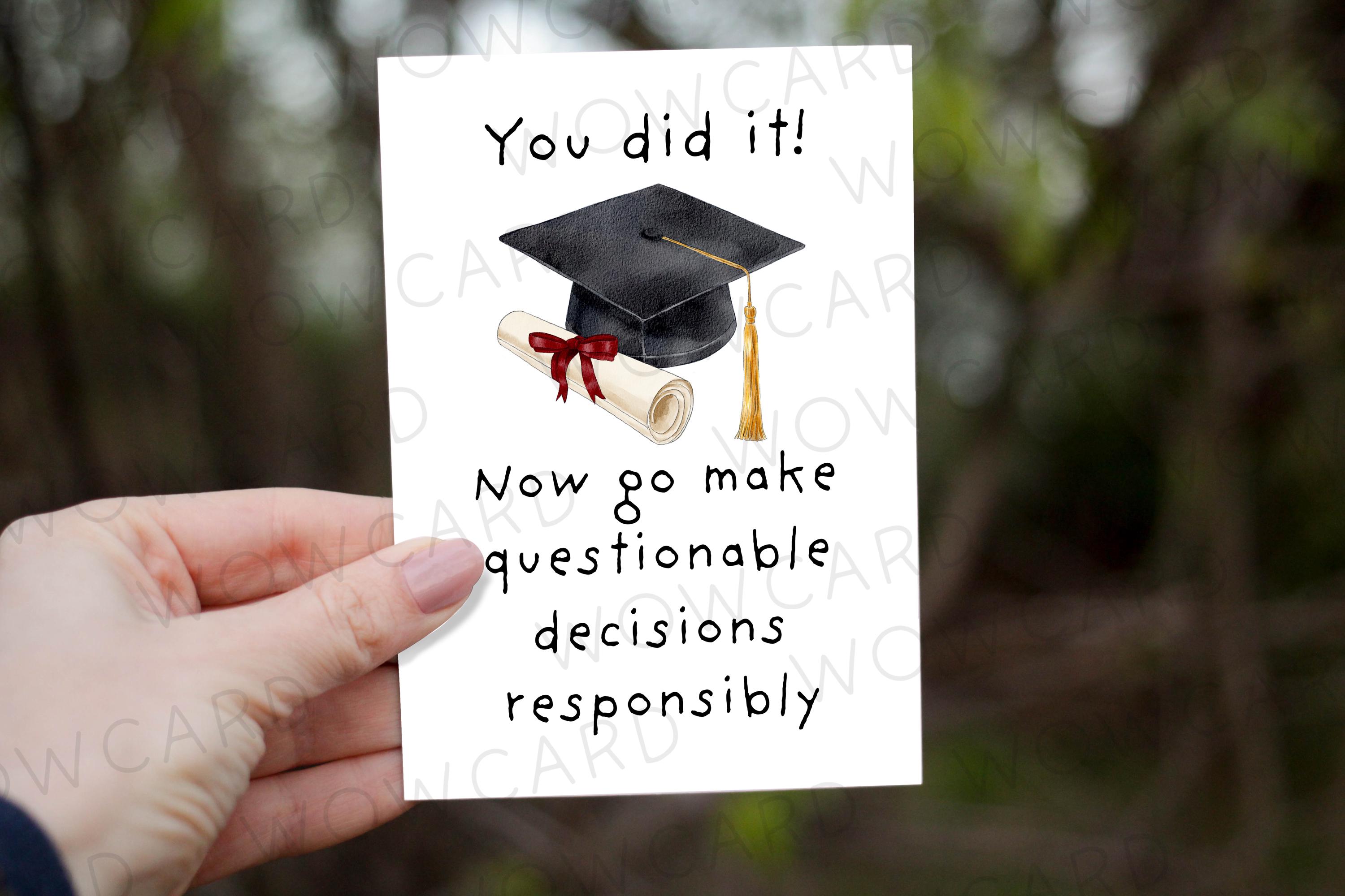 Boy Graduation Card - Etsy