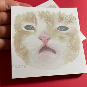 Cat meme stationery Tear-off Notepad, 4x4 to do or notes, Funny notepad gifts, co-worker teacher gift, gifts for her him, Fun to do list