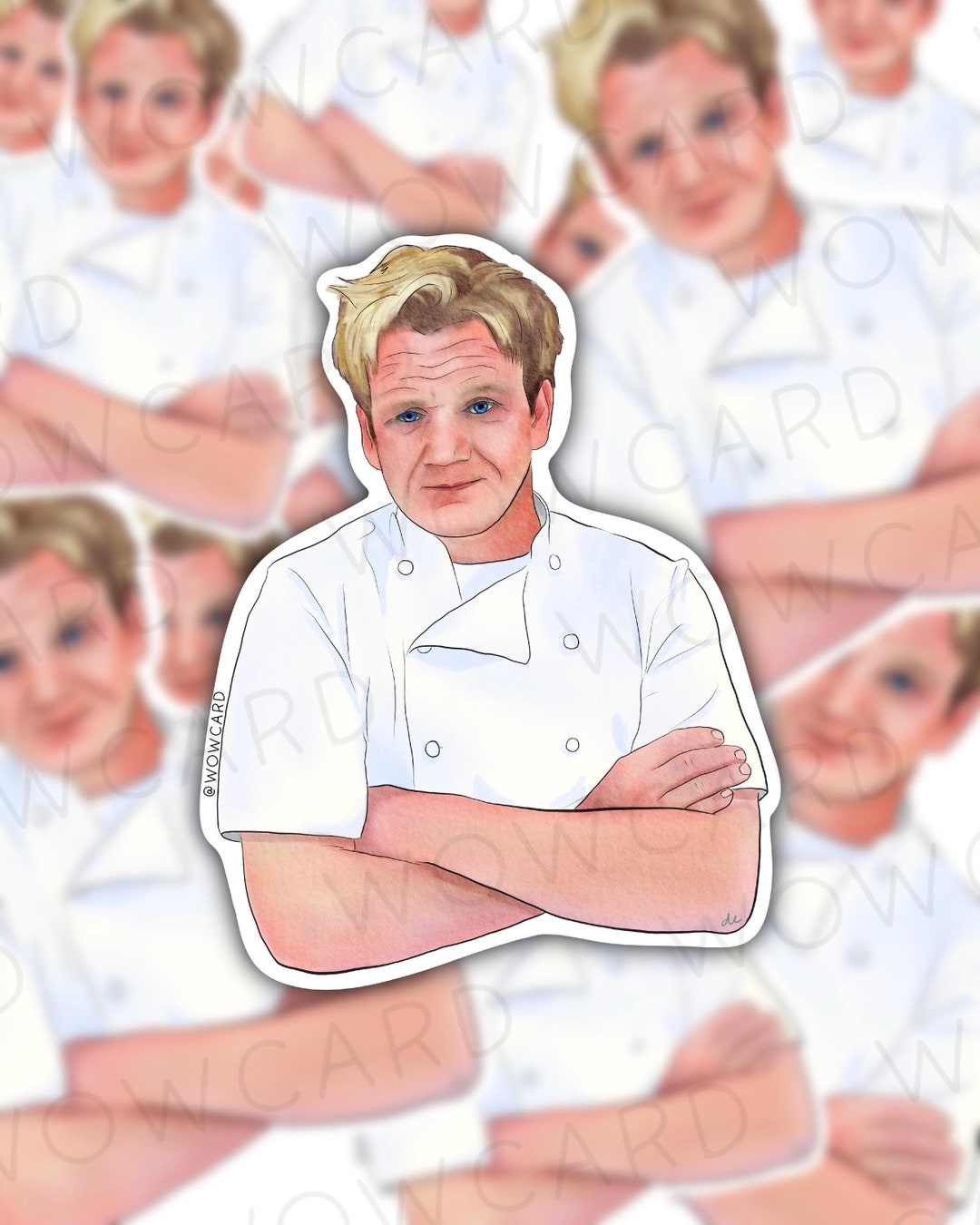 Gordon Ramsay Vinyl Sticker Kitchen Nightmares Hotel Hell